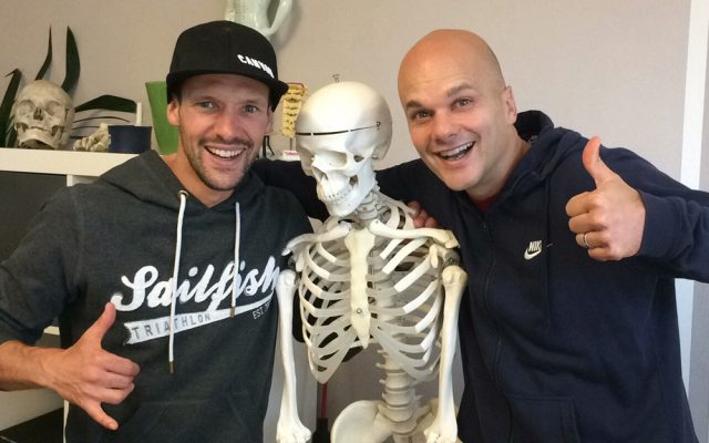 Patrick Lange mit Thomas Kia